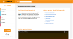Desktop Screenshot of etridnice.cz